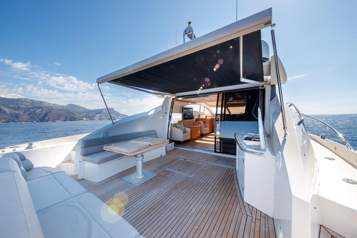 a boat on the water aboard NUTS Yacht for Sale
