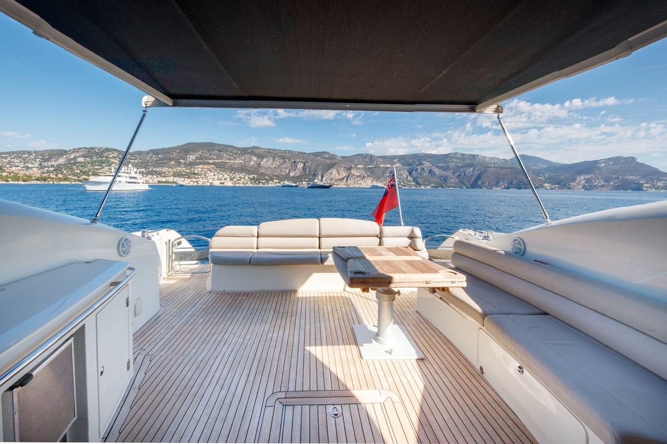a boat on the water aboard NUTS Yacht for Sale