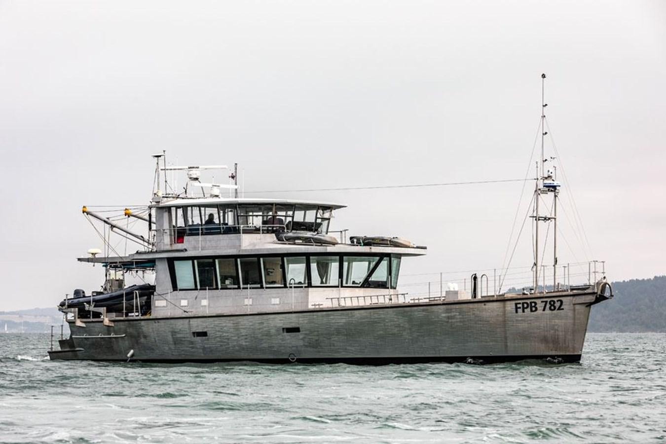 a boat in the water aboard GREY WOLF Yacht for Sale
