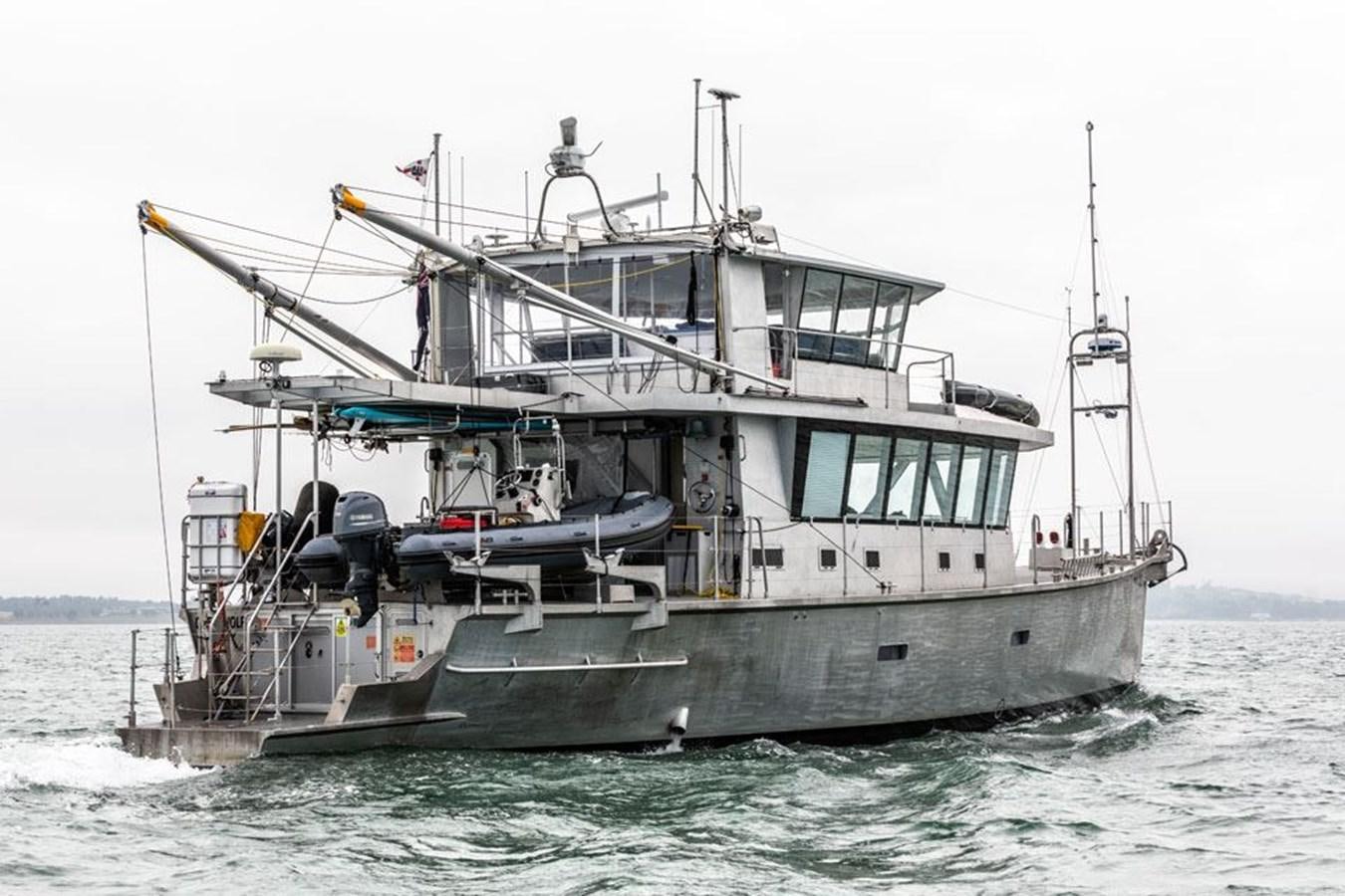 a boat on the water aboard GREY WOLF Yacht for Sale
