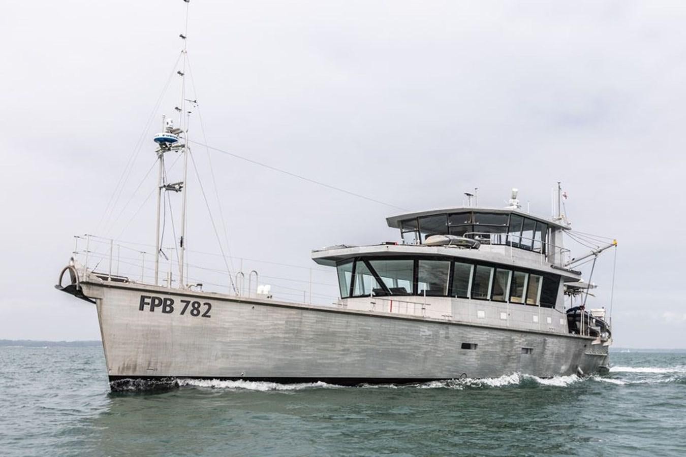 a boat in the water aboard GREY WOLF Yacht for Sale