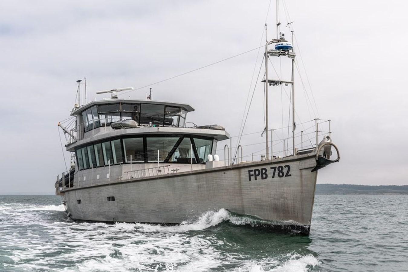 a boat in the water aboard GREY WOLF Yacht for Sale