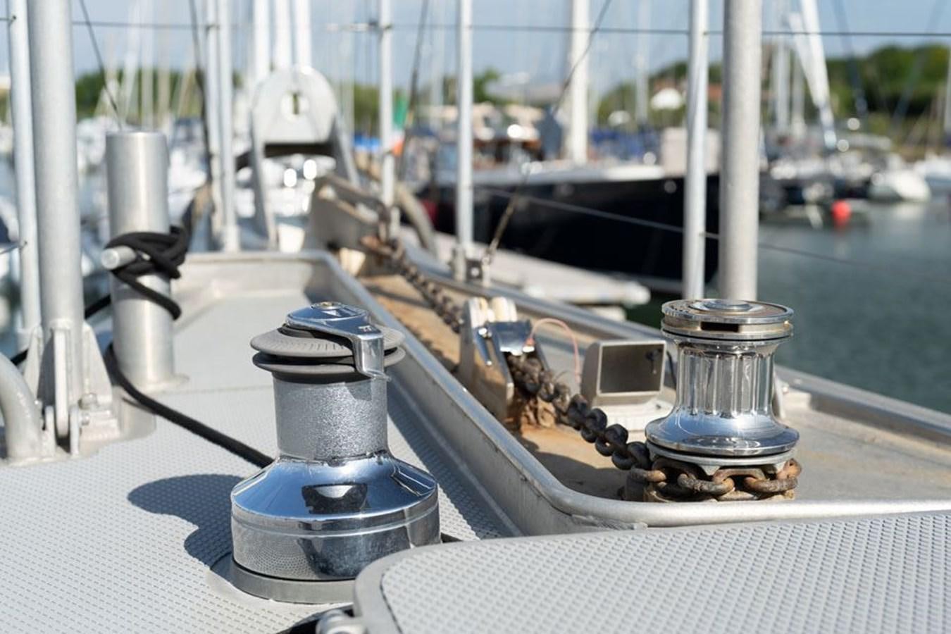 a machine on the counter aboard GREY WOLF Yacht for Sale