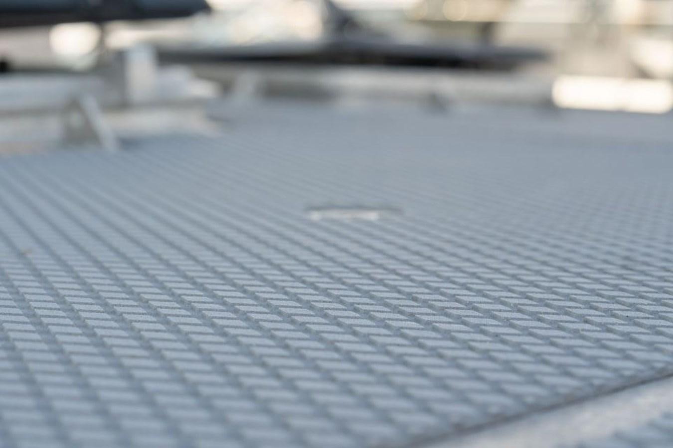 a close-up of a solar panel aboard GREY WOLF Yacht for Sale