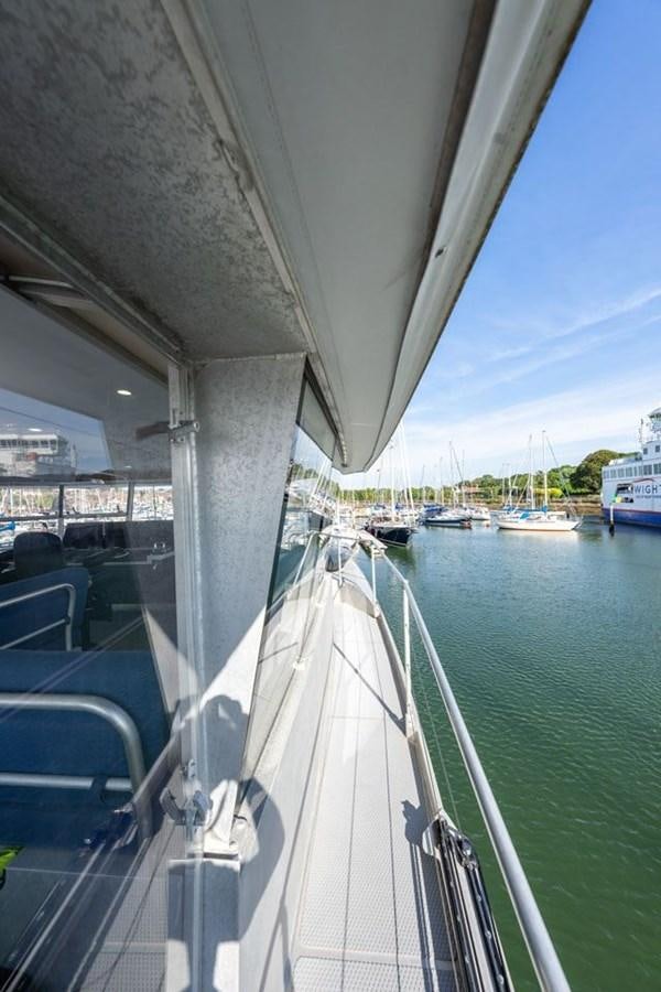 a boat on the water aboard GREY WOLF Yacht for Sale