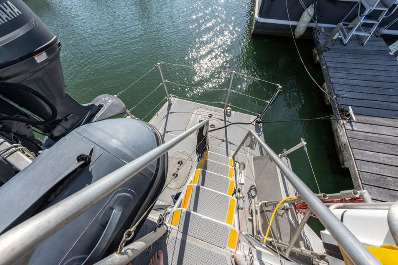 a boat on the water aboard GREY WOLF Yacht for Sale