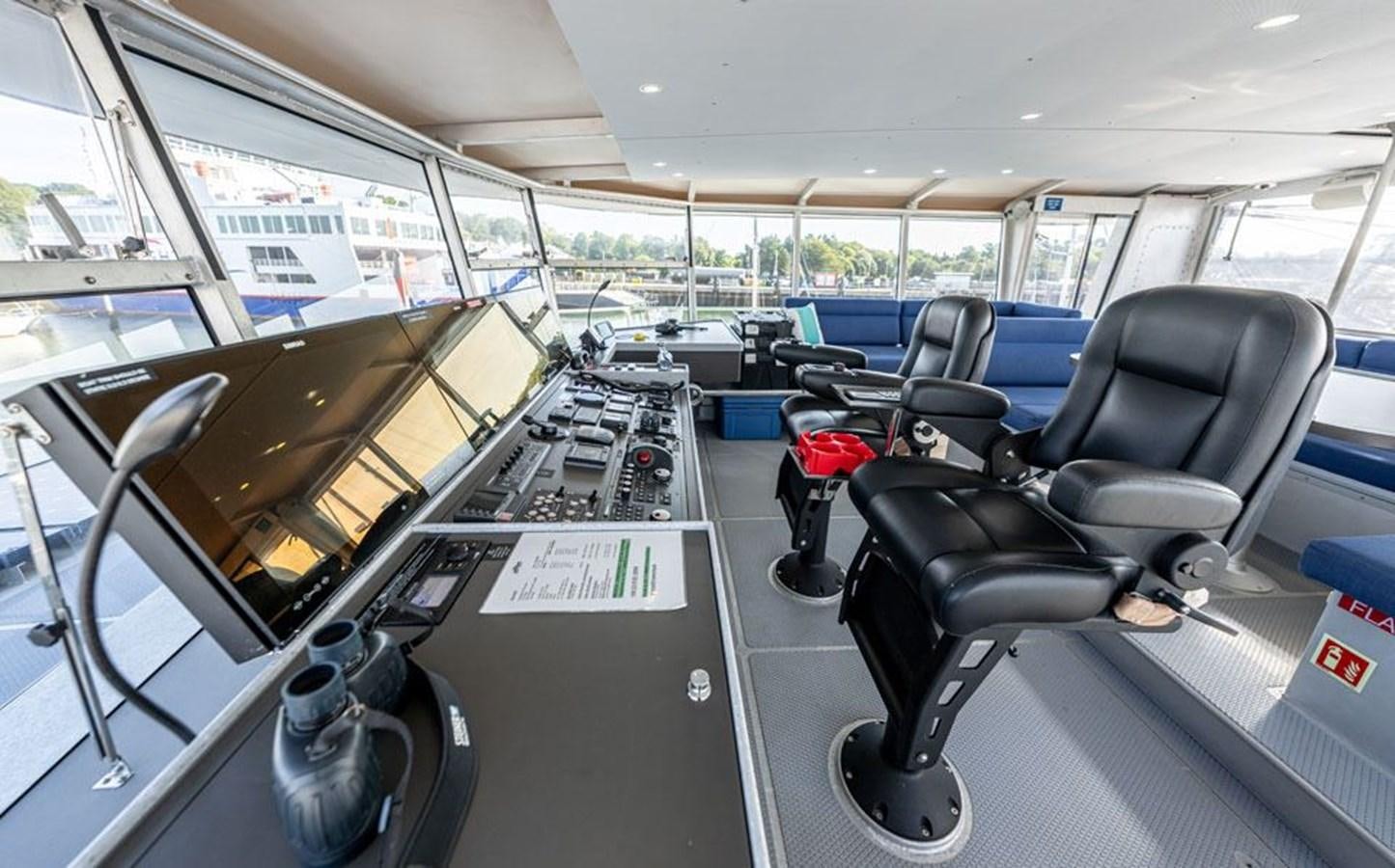 inside of a vehicle aboard GREY WOLF Yacht for Sale