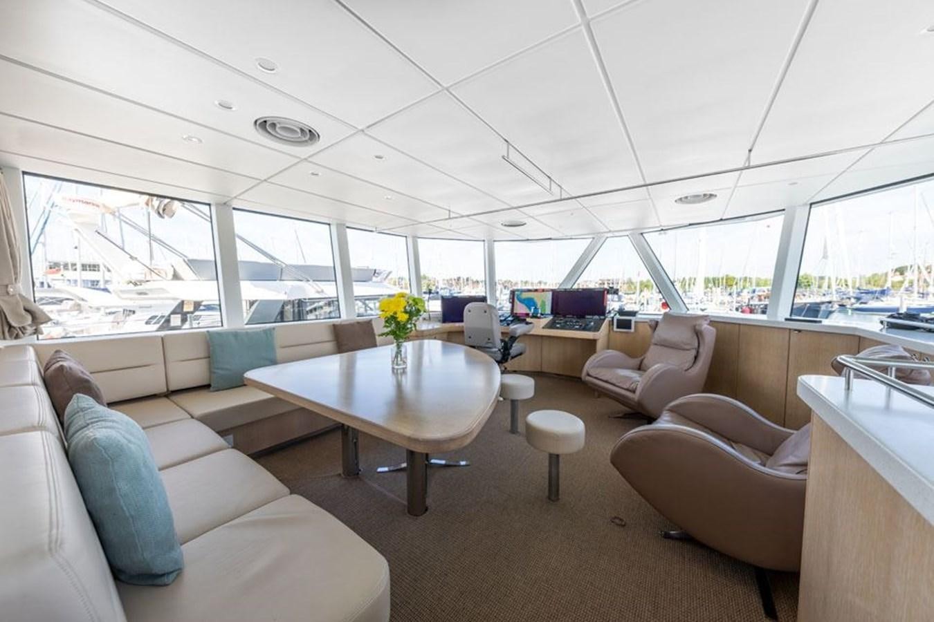inside view of a room aboard GREY WOLF Yacht for Sale