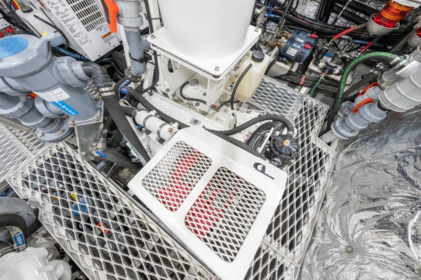 a machine with wires aboard GREY WOLF Yacht for Sale