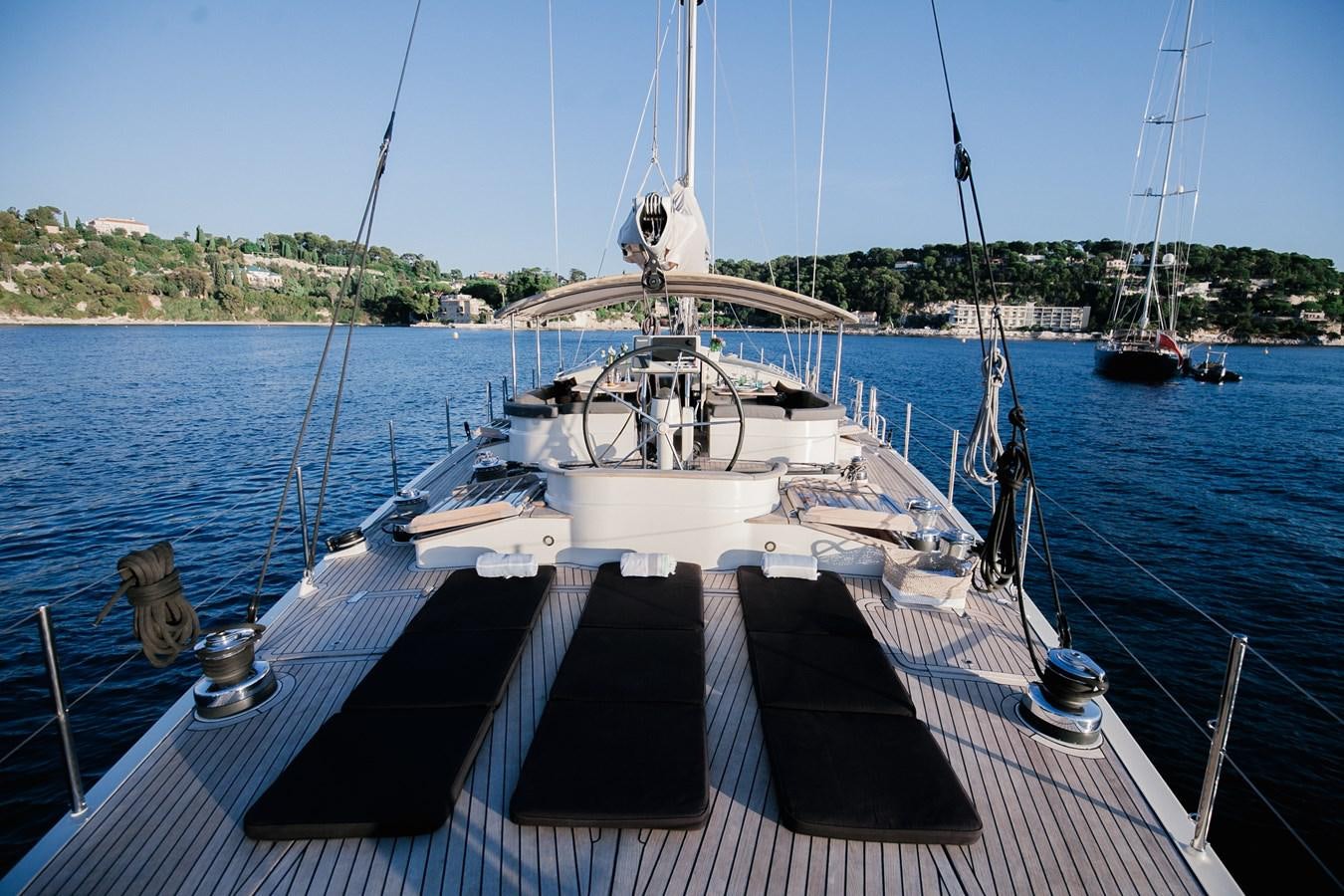 a boat on the water aboard VINTAGE I Yacht for Sale