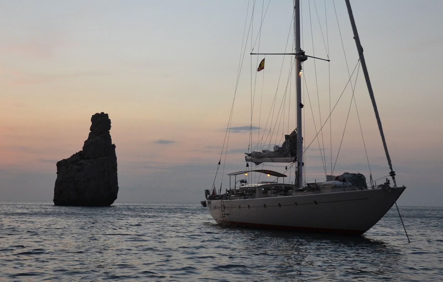 a sailboat on the water aboard VINTAGE I Yacht for Sale