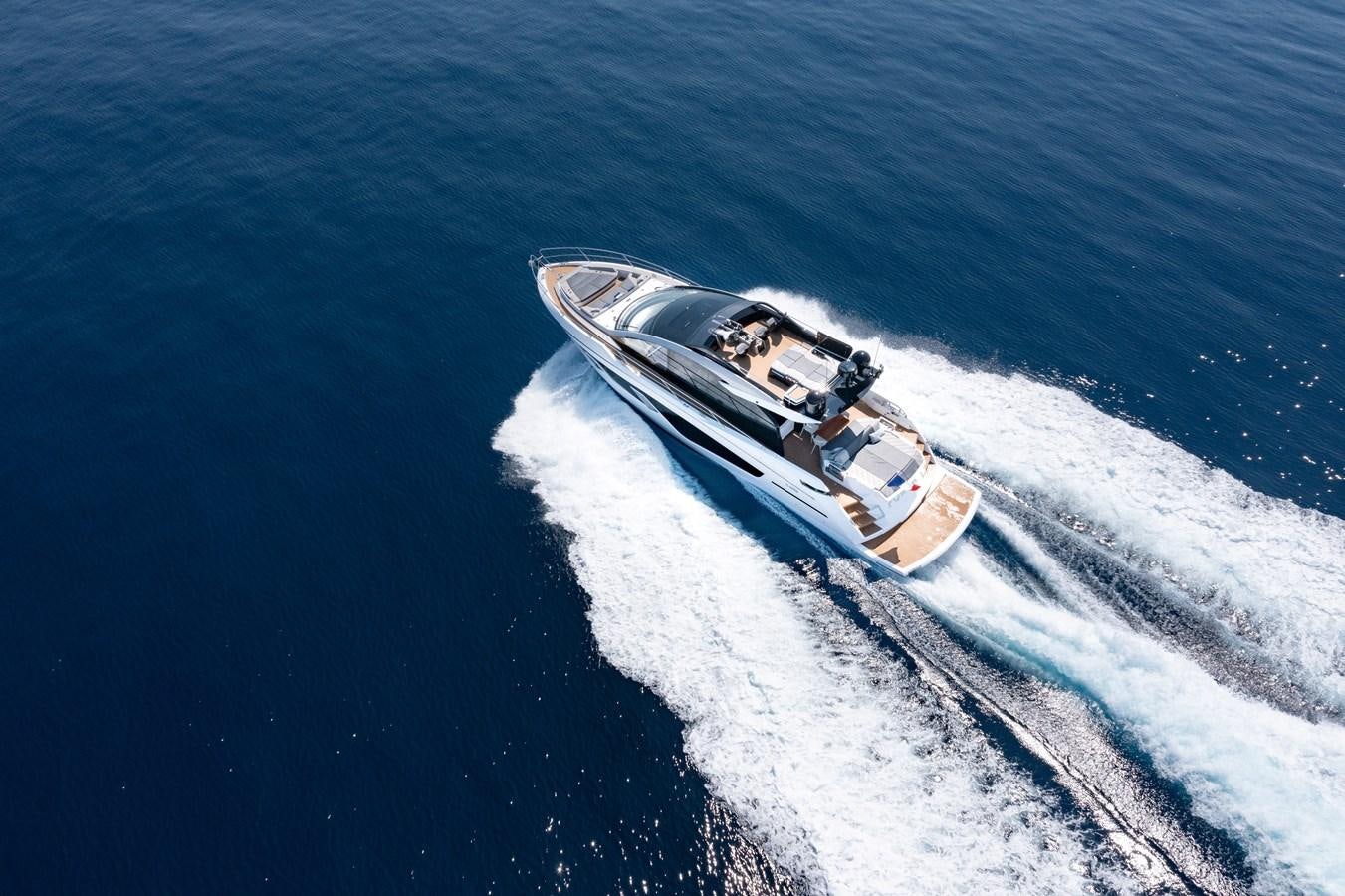 a boat in the water aboard FORZA Yacht for Sale