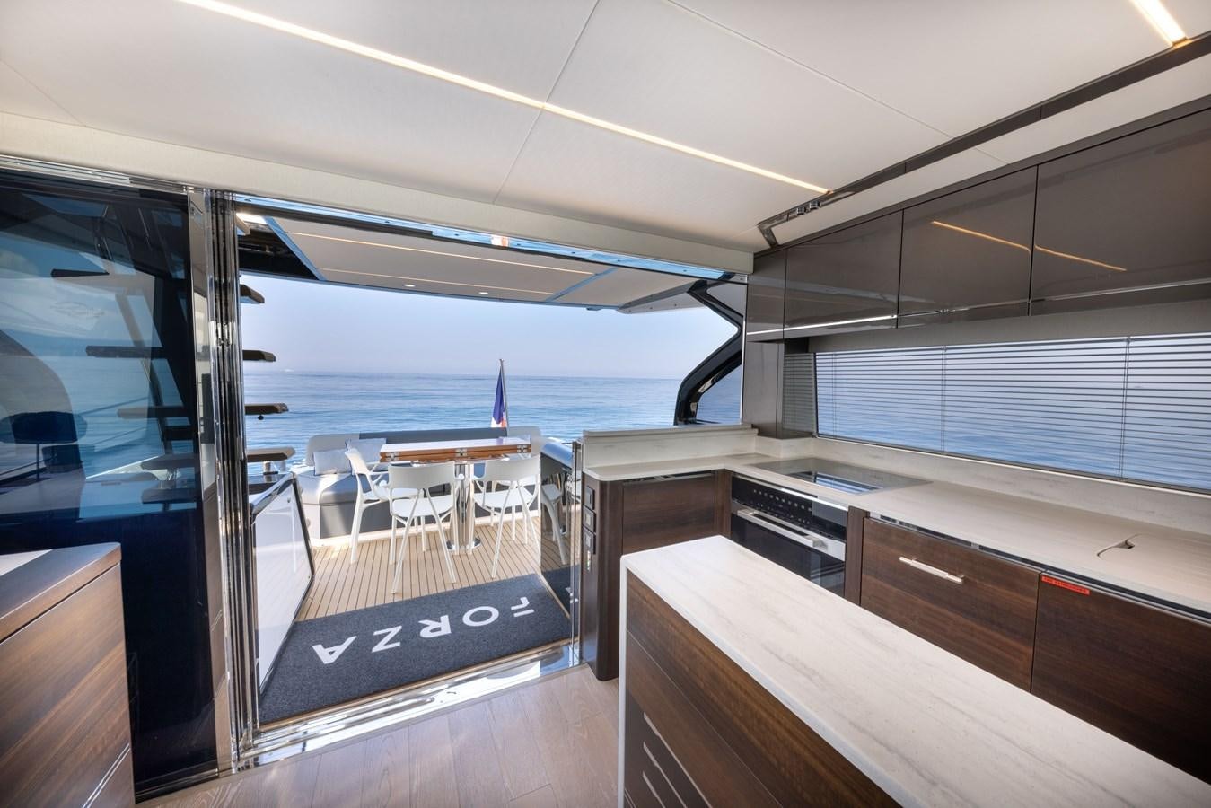 a boat on the water aboard FORZA Yacht for Sale