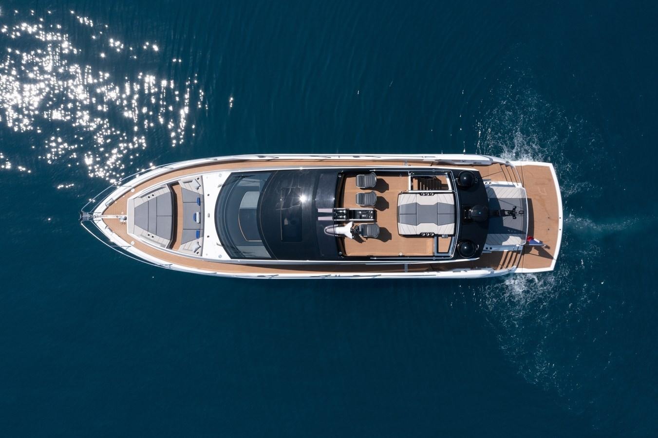 a boat in the water aboard FORZA Yacht for Sale