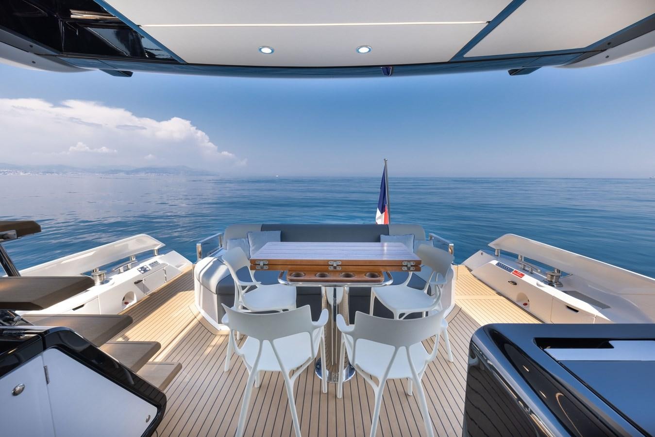 a boat on the water aboard FORZA Yacht for Sale