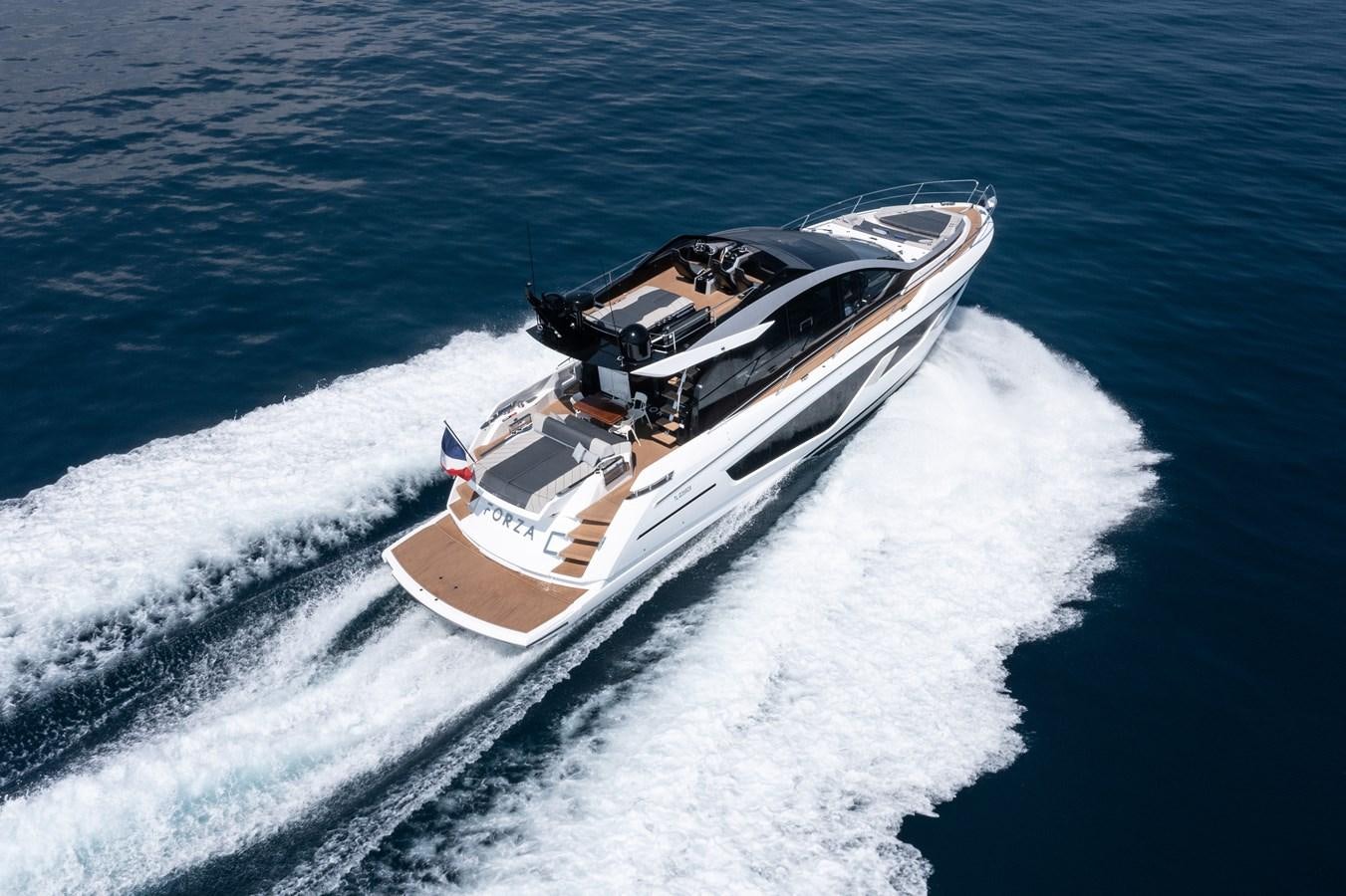 a boat on the water aboard FORZA Yacht for Sale