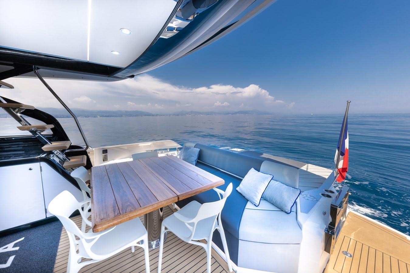 a boat on the water aboard FORZA Yacht for Sale