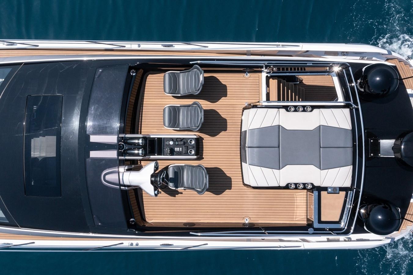 a train on the tracks aboard FORZA Yacht for Sale