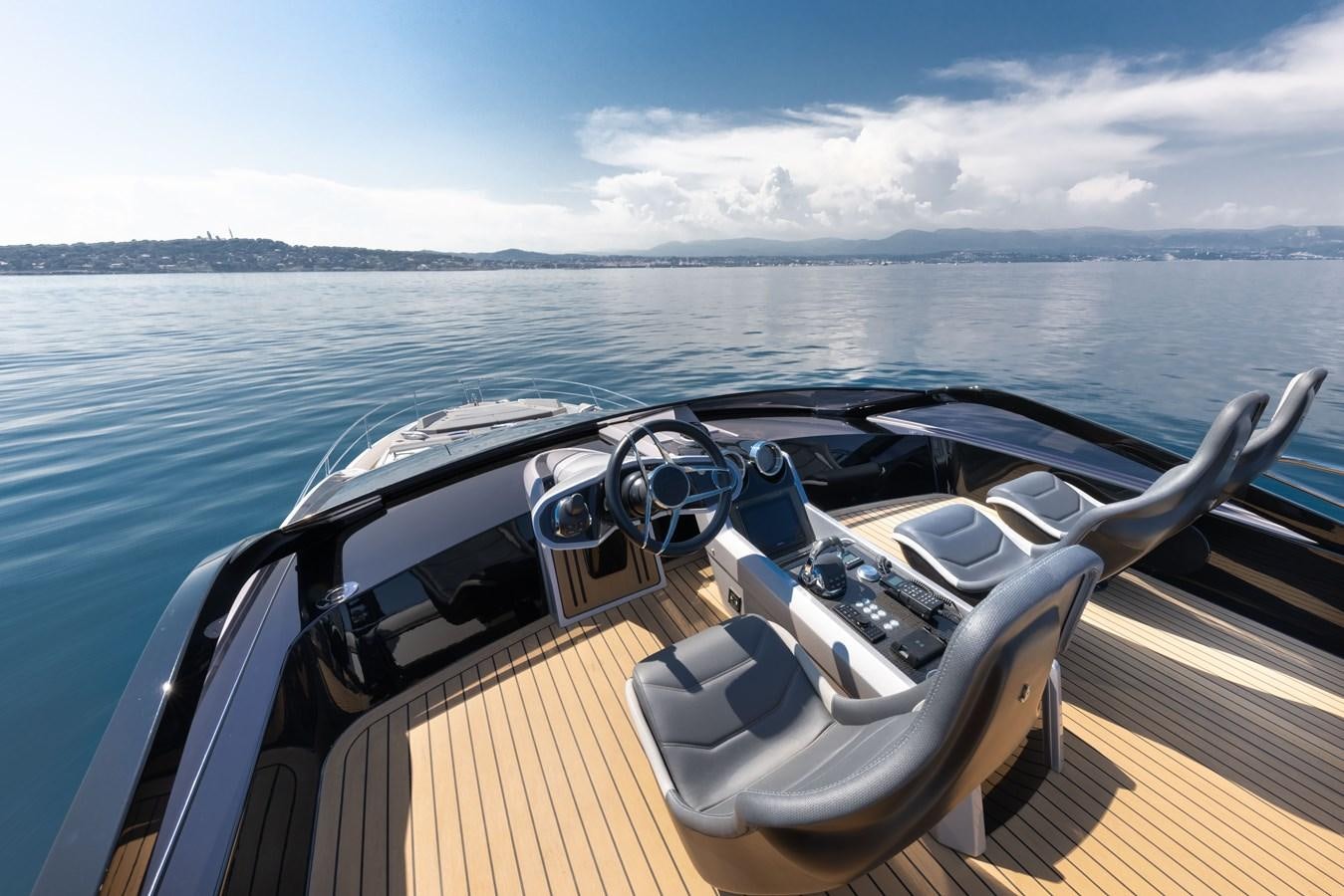 the inside of a boat aboard FORZA Yacht for Sale