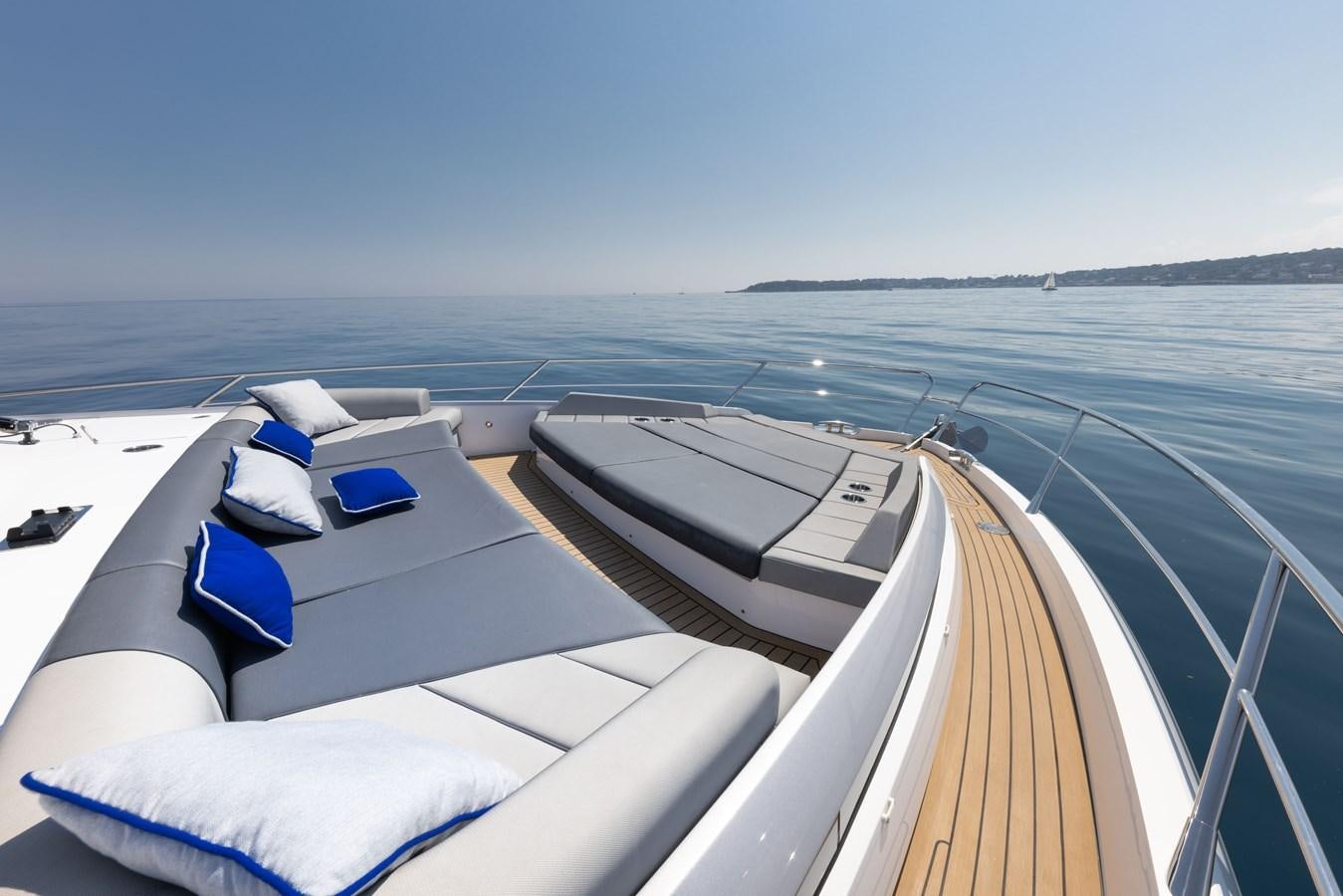 a boat on the water aboard FORZA Yacht for Sale