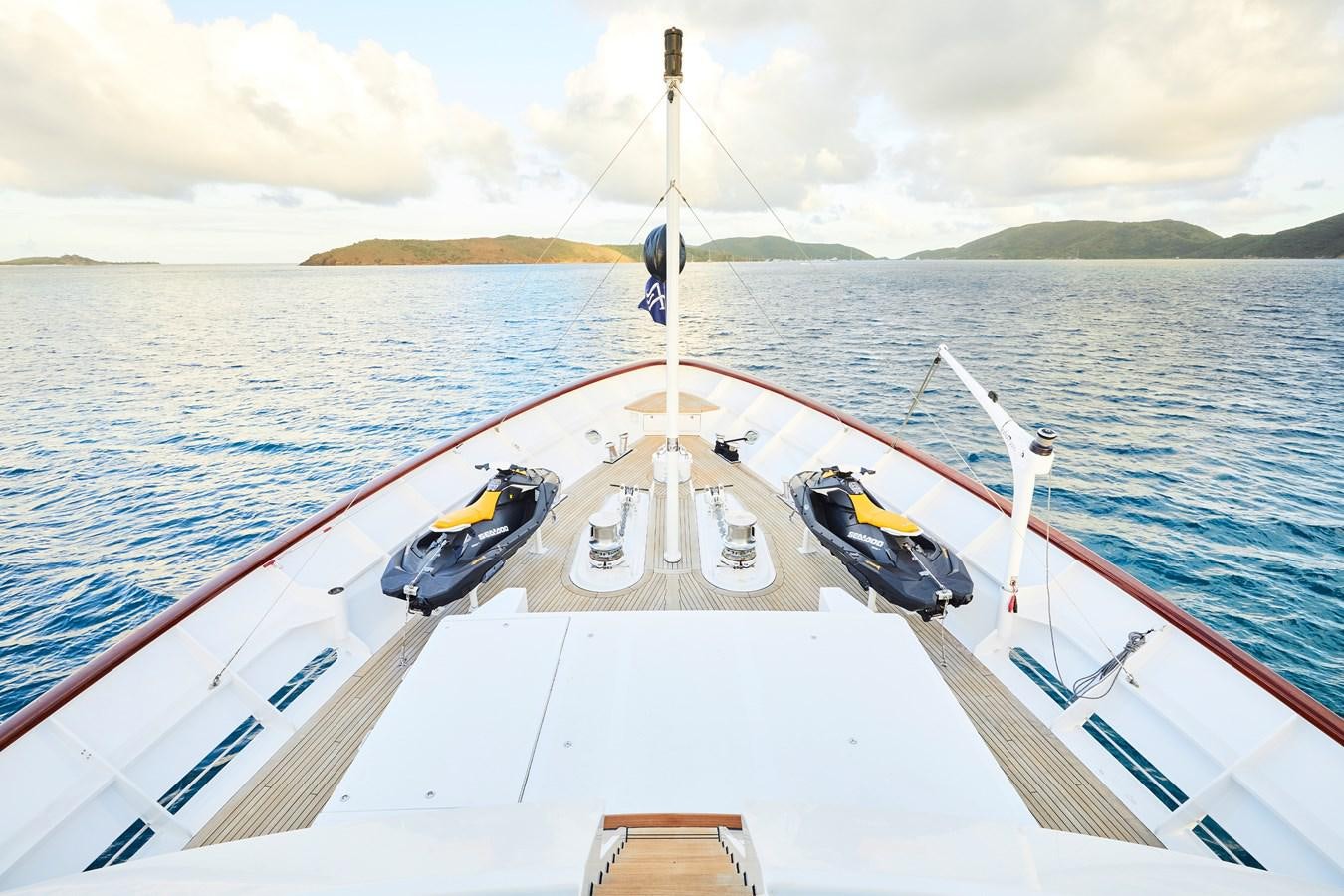 a boat on the water aboard AMARA Yacht for Sale