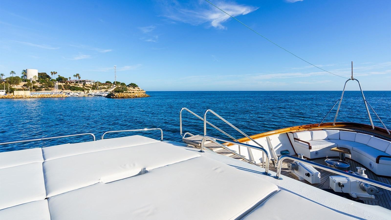 a boat on the water aboard SPIRIT OF MK Yacht for Sale