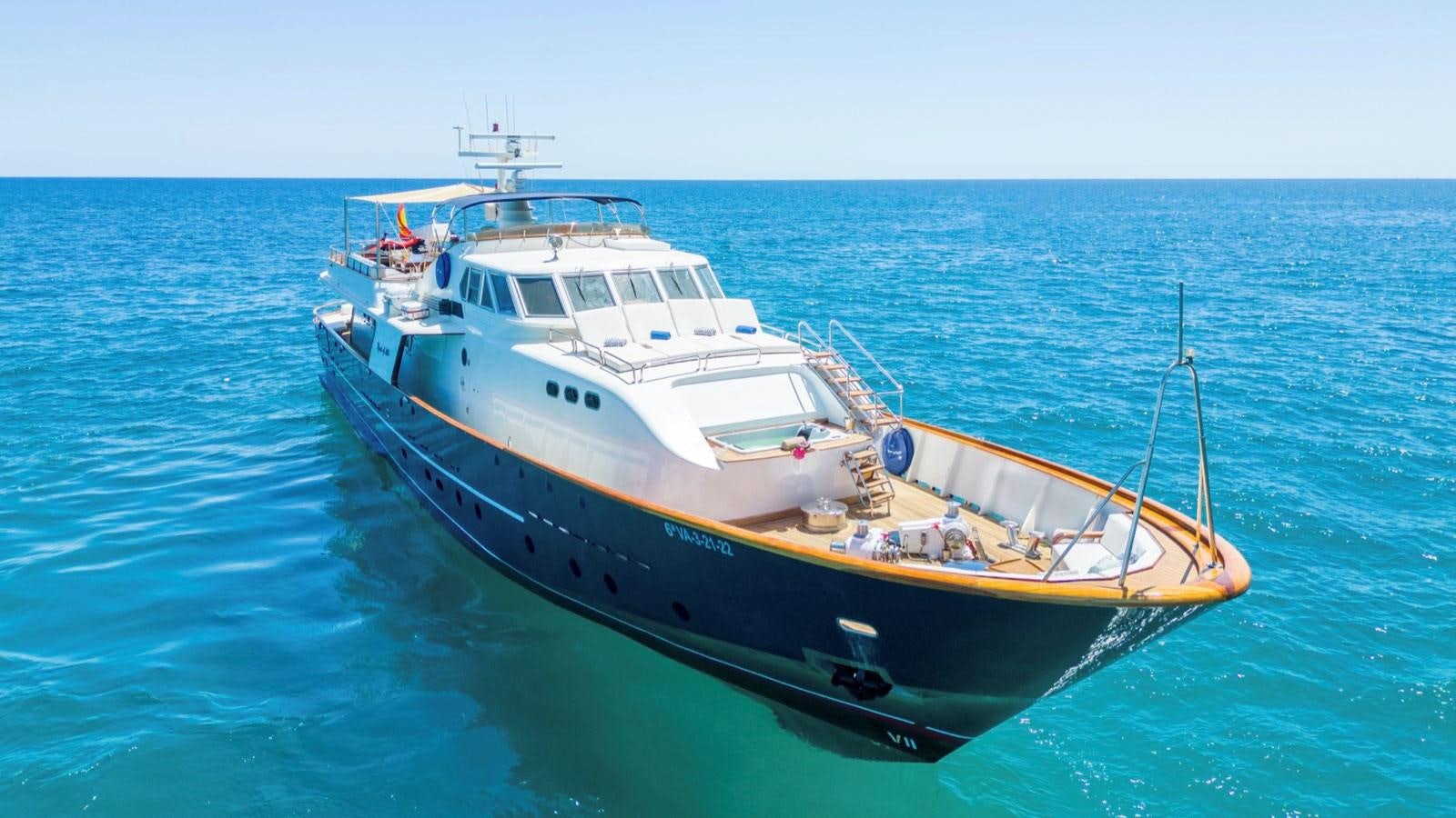 a boat in the water aboard SPIRIT OF MK Yacht for Sale