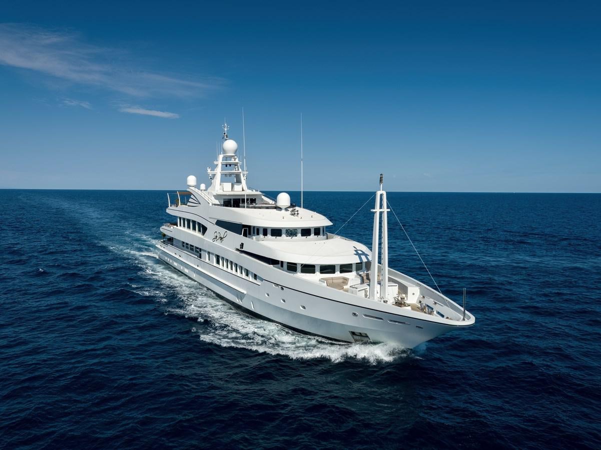 a boat in the water aboard ALFA G Yacht for Sale