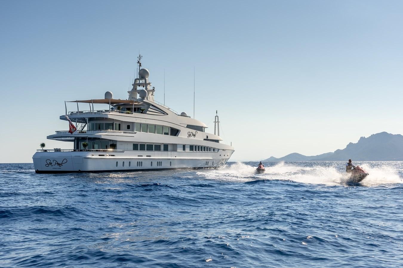 a boat on the water aboard ALFA G Yacht for Sale