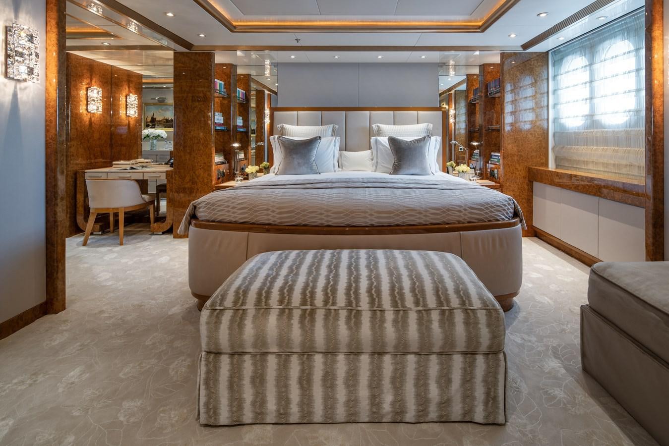 a bed in a cabin aboard ALFA G Yacht for Sale