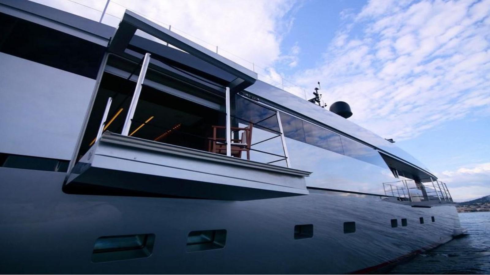 a boat on the water aboard NAIA Yacht for Sale