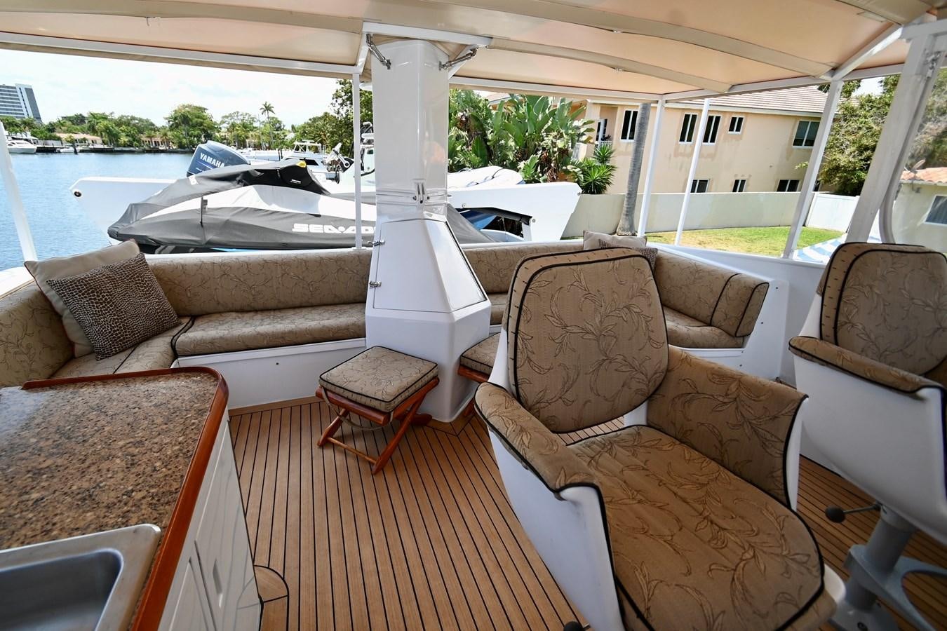 a boat on the water aboard CAPTIVATOR Yacht for Sale