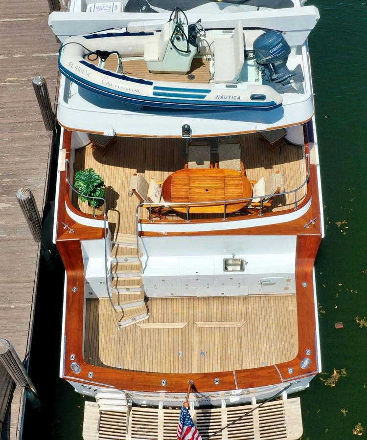 a boat with a rack of tools aboard CAPTIVATOR Yacht for Sale