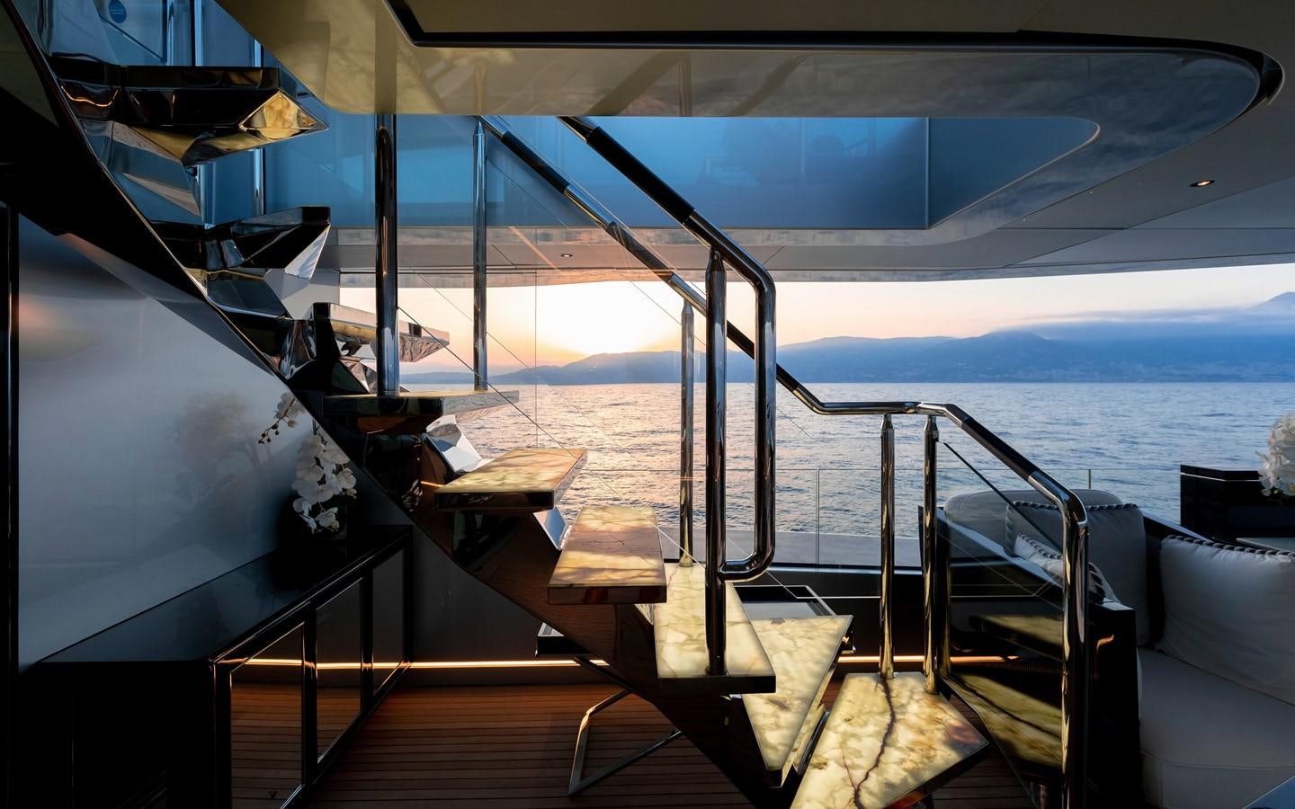 a boat on the water aboard SARASTAR Yacht for Sale