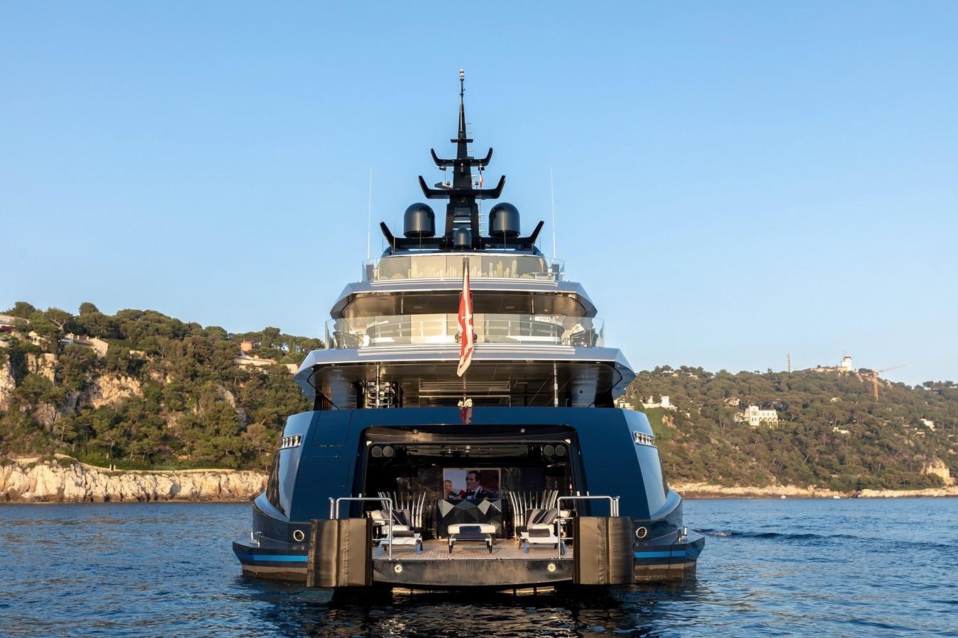 a boat on the water aboard SARASTAR Yacht for Sale