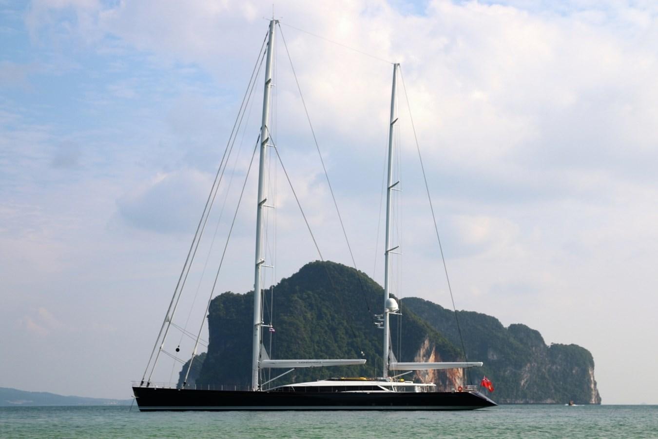 a sailboat on the water aboard SALVAJE Yacht for Charter