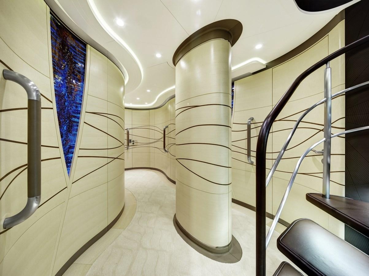 a white cylindrical object with a black handle aboard SALVAJE Yacht for Charter