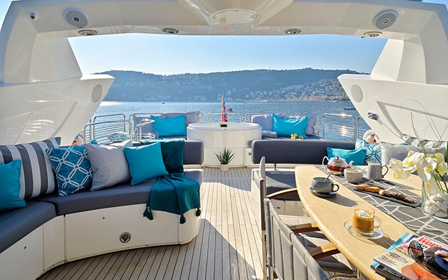 a boat on the water aboard EXCELERATE Z Yacht for Sale