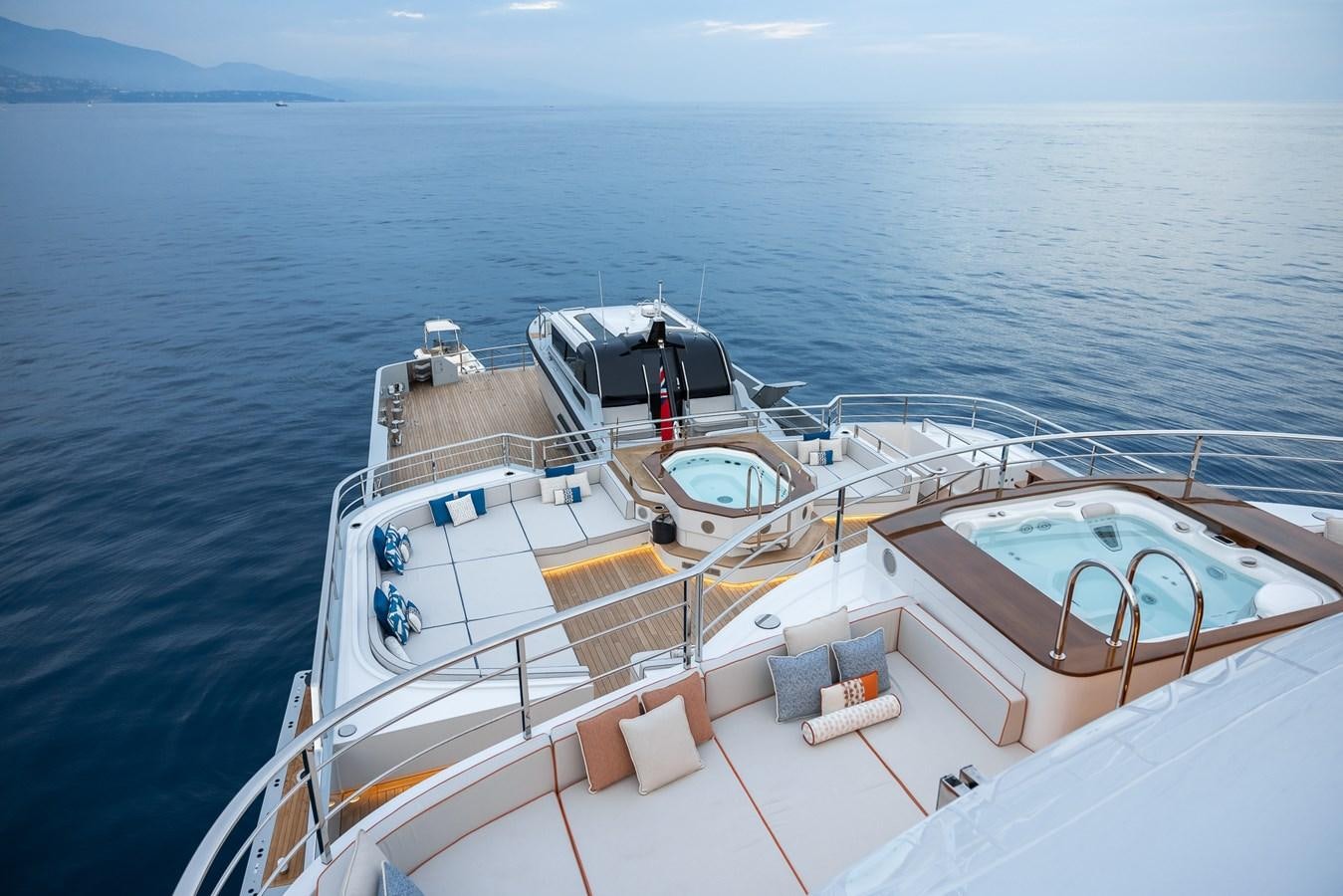 a boat on the water aboard VICTORIOUS Yacht for Charter