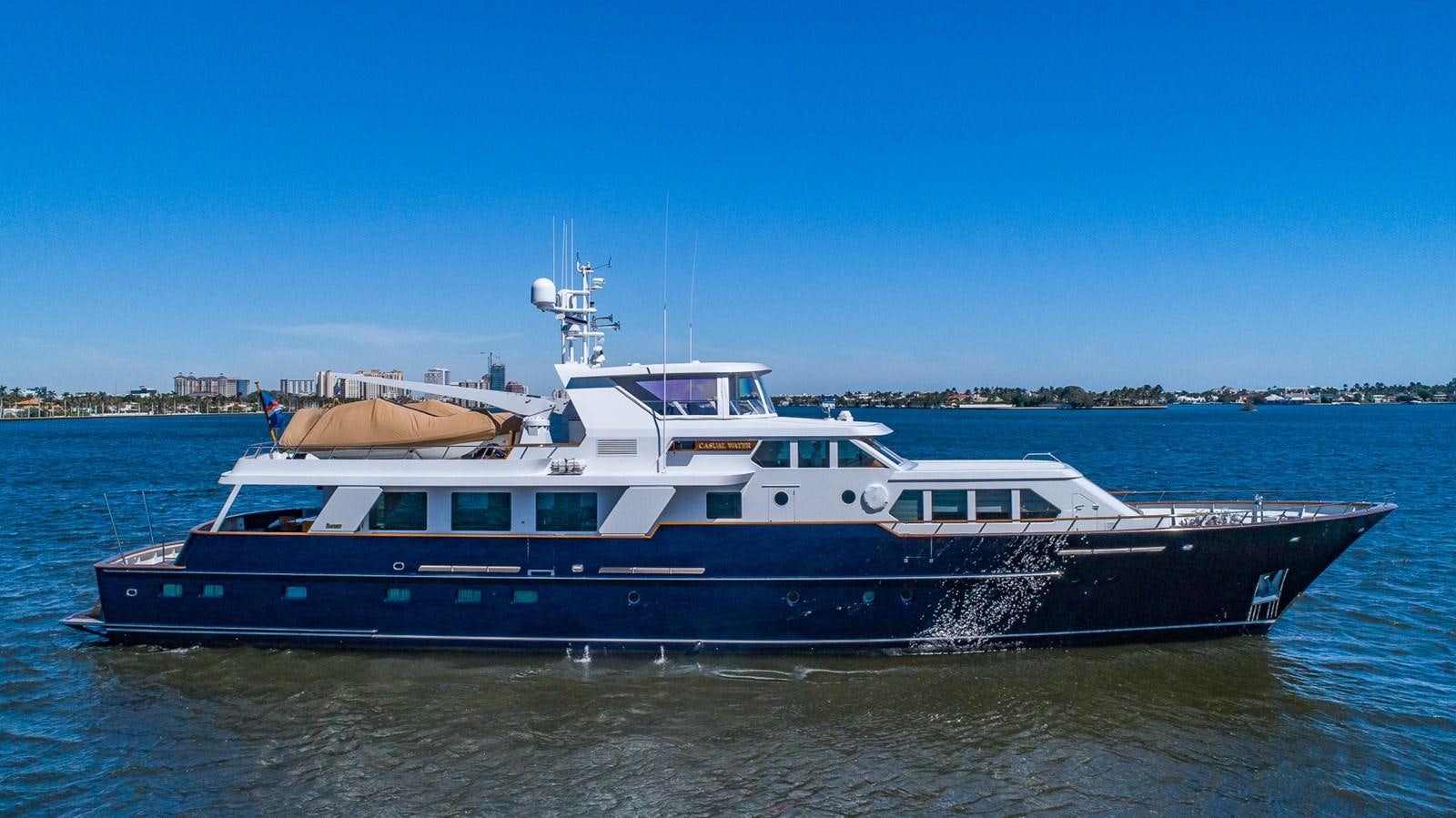 a large boat in the water aboard CASUAL WATER Yacht for Sale