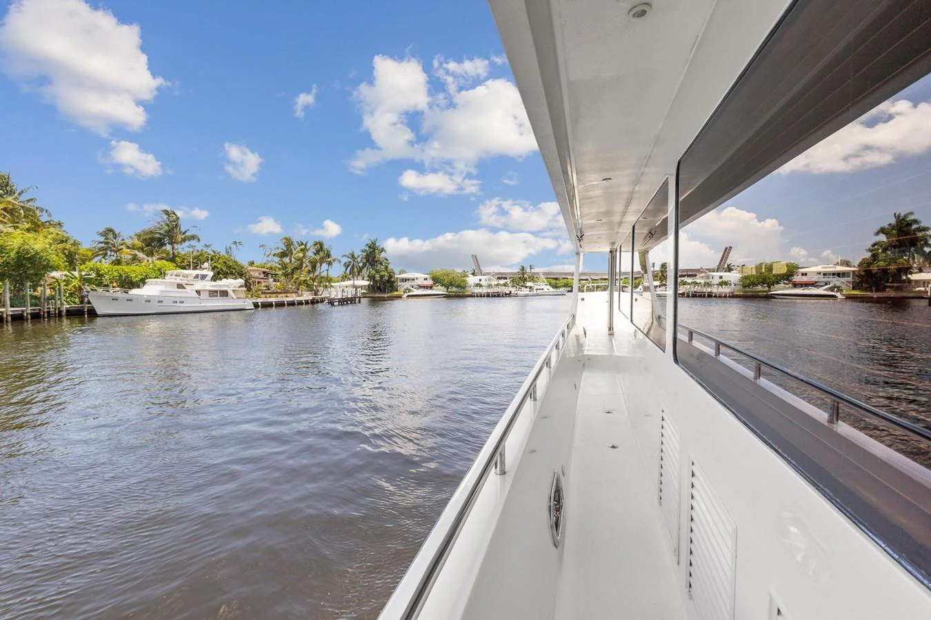 a boat on the water aboard JEF82110L506 Yacht for Sale