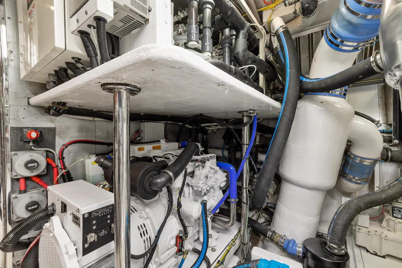 close-up of a machine aboard JEF82110L506 Yacht for Sale