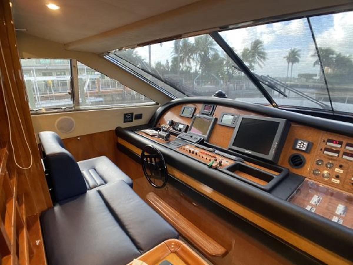 a music instrument in a car aboard 2005 760 FERRETTI MOTOR YACHT Yacht for Sale