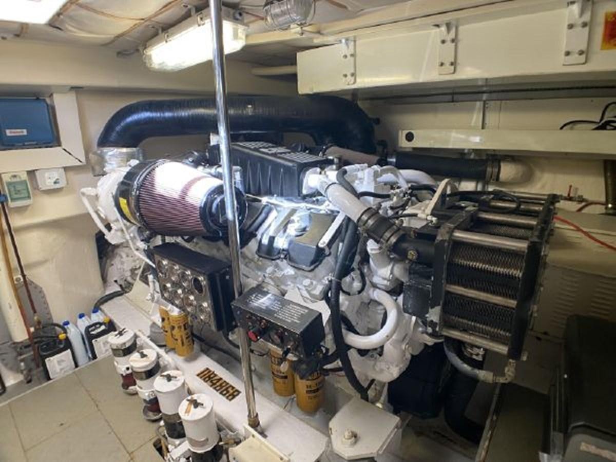a machine with a large amount of wires aboard 2005 760 FERRETTI MOTOR YACHT Yacht for Sale
