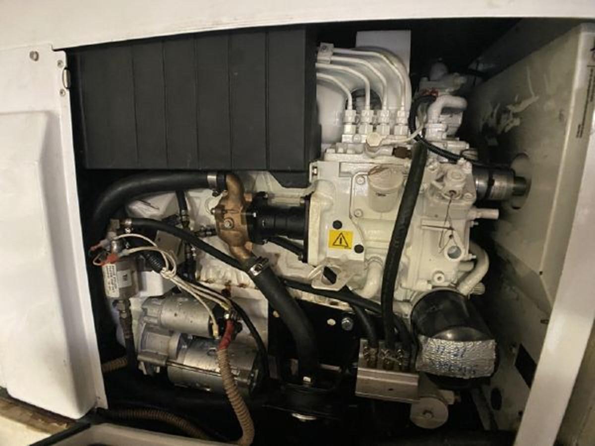 a machine with a large metal pipe aboard 2005 760 FERRETTI MOTOR YACHT Yacht for Sale