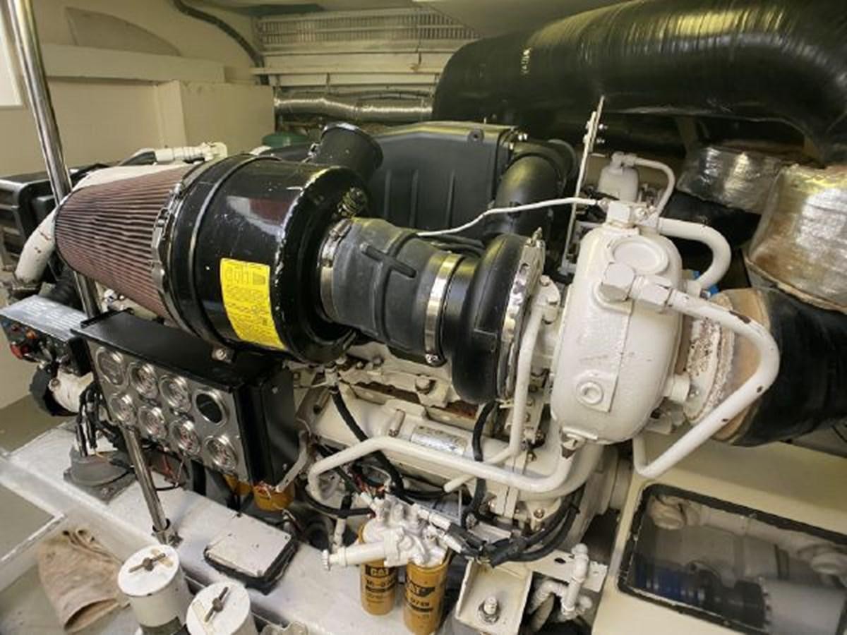 a machine with a large metal cylinder aboard 2005 760 FERRETTI MOTOR YACHT Yacht for Sale