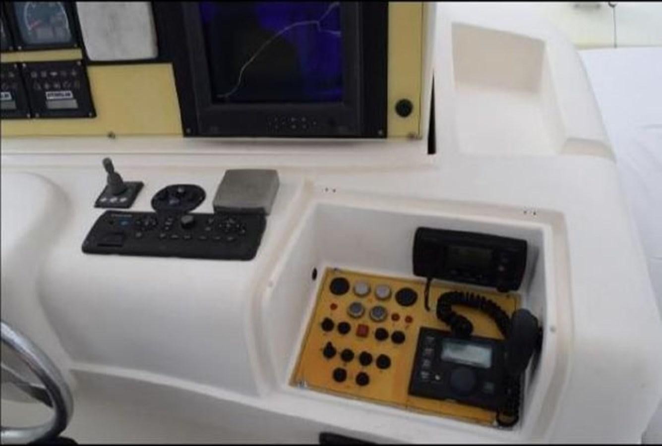 a close-up of a game console aboard 2005 760 FERRETTI MOTOR YACHT Yacht for Sale