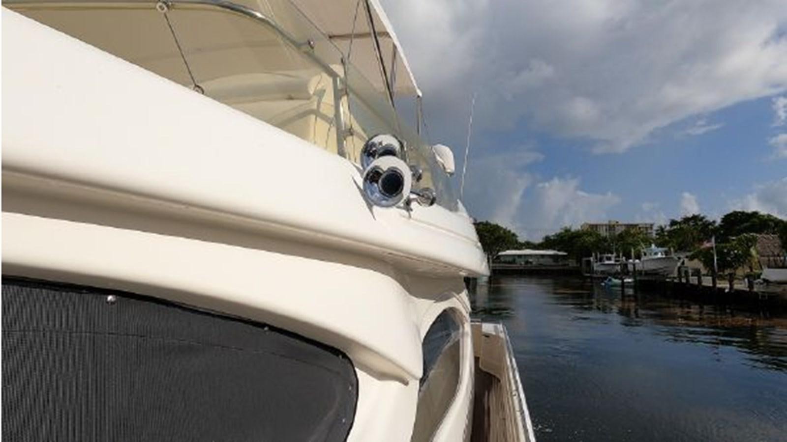 a boat on the water aboard 2005 760 FERRETTI MOTOR YACHT Yacht for Sale