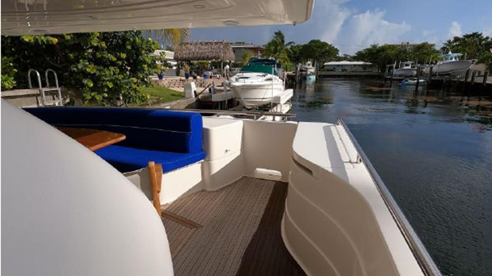 a boat on the water aboard 2005 760 FERRETTI MOTOR YACHT Yacht for Sale