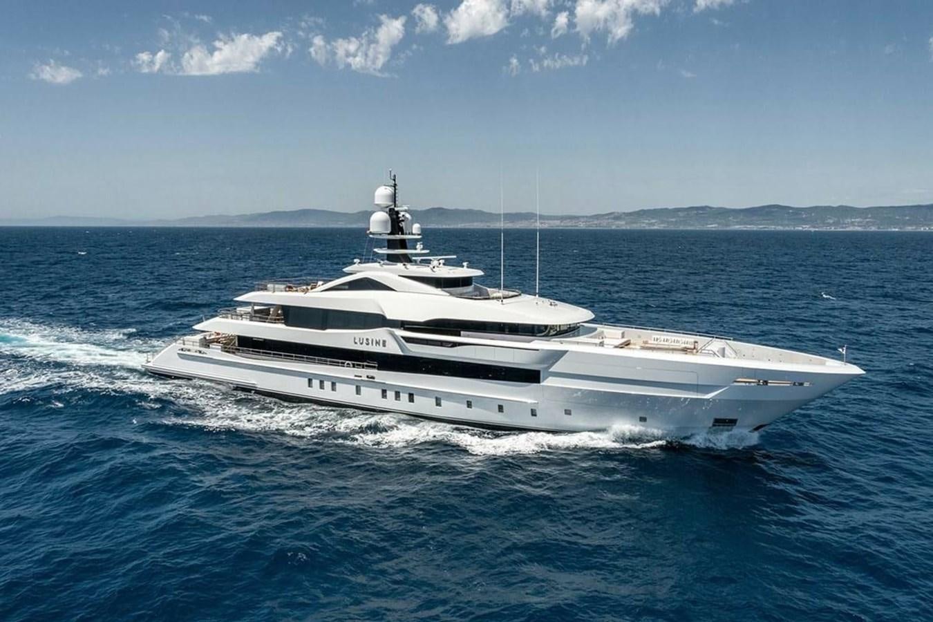 a boat on the water aboard LUSINE Yacht for Sale